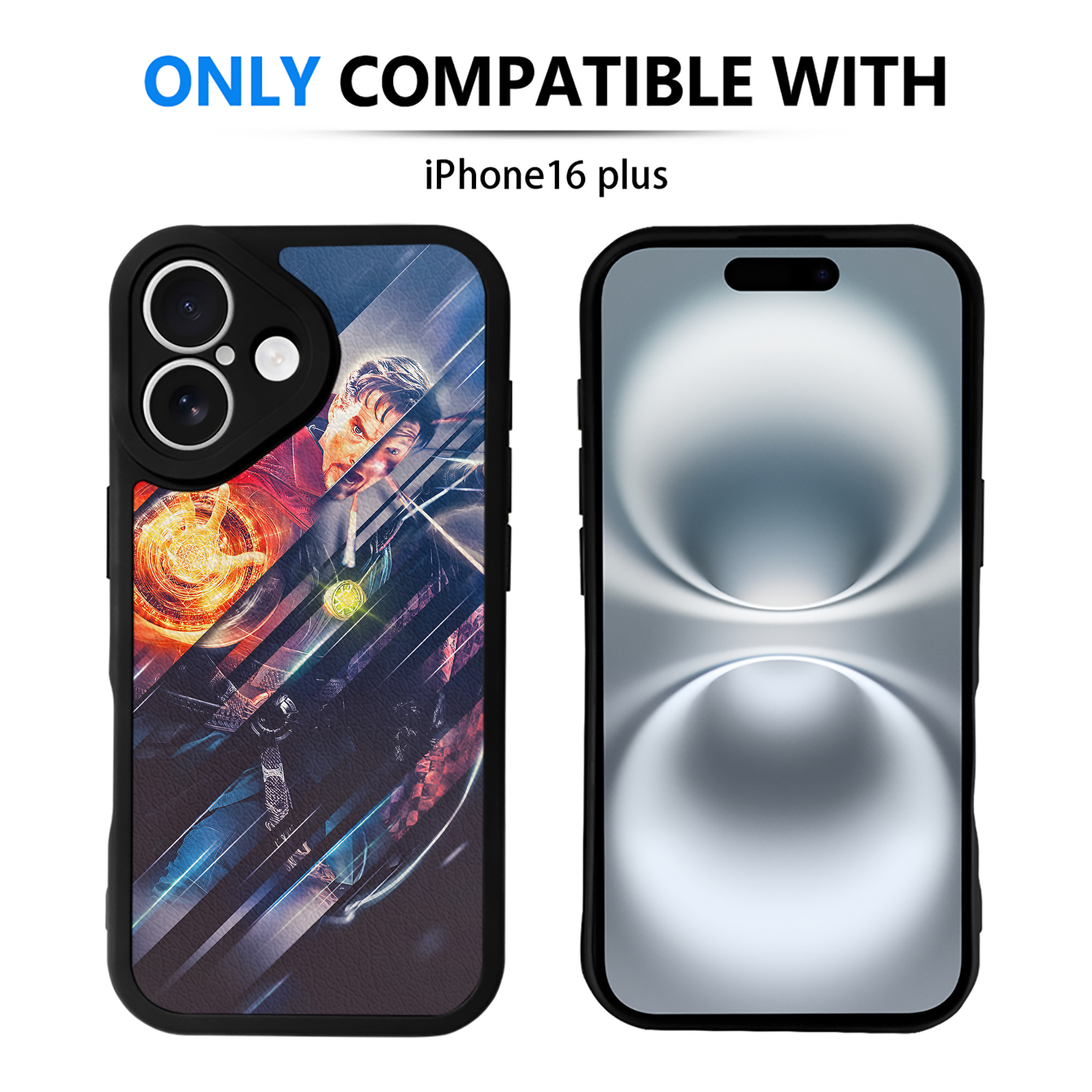 （画像用） アベンジャーズ The Avengers 【iPhone 16シリーズ対応】シリコンスマホケース（レザー調） 材質：シリコン